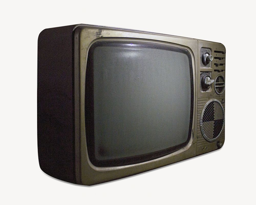 Analog television   isolated image