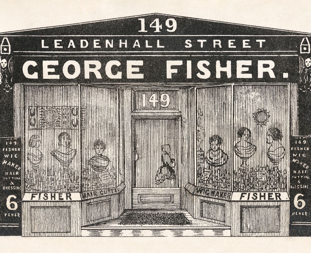 George Fisher : 149 Leadenhall Street.. Digitally enhanced by rawpixel.