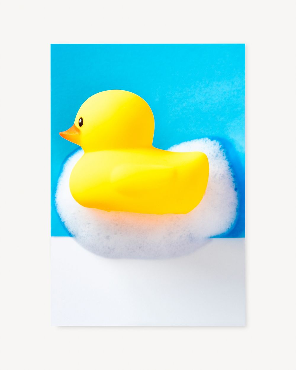 Bath rubber duck toy isolated image