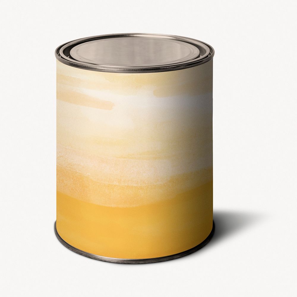 Yellow paint bucket