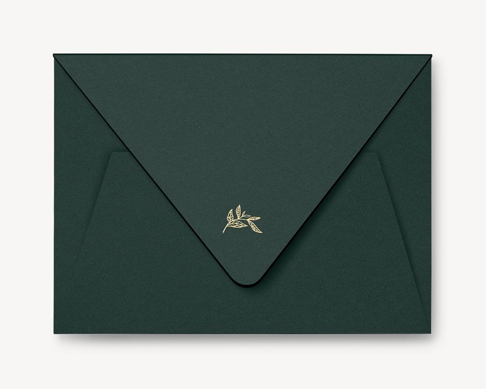 Envelope mockup, professional branding psd