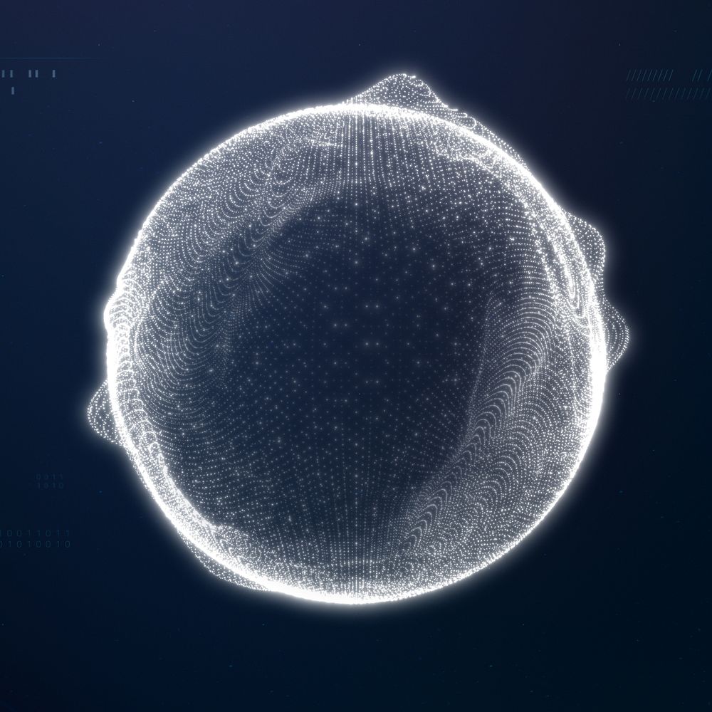 Metaverse sphere element, digital remix