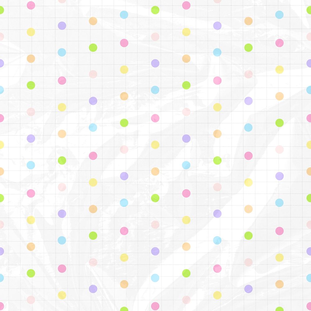 Colorful polka dots background