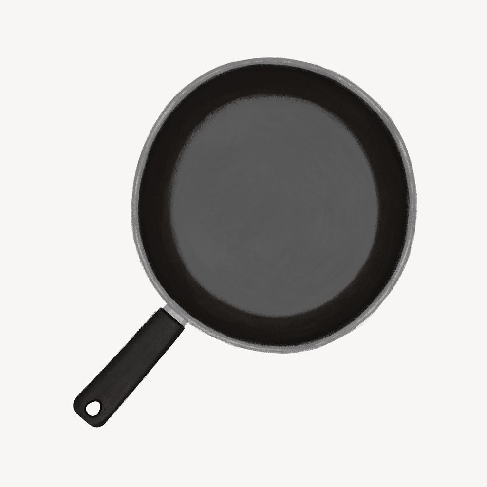 Frying pan, kitchenware illustration