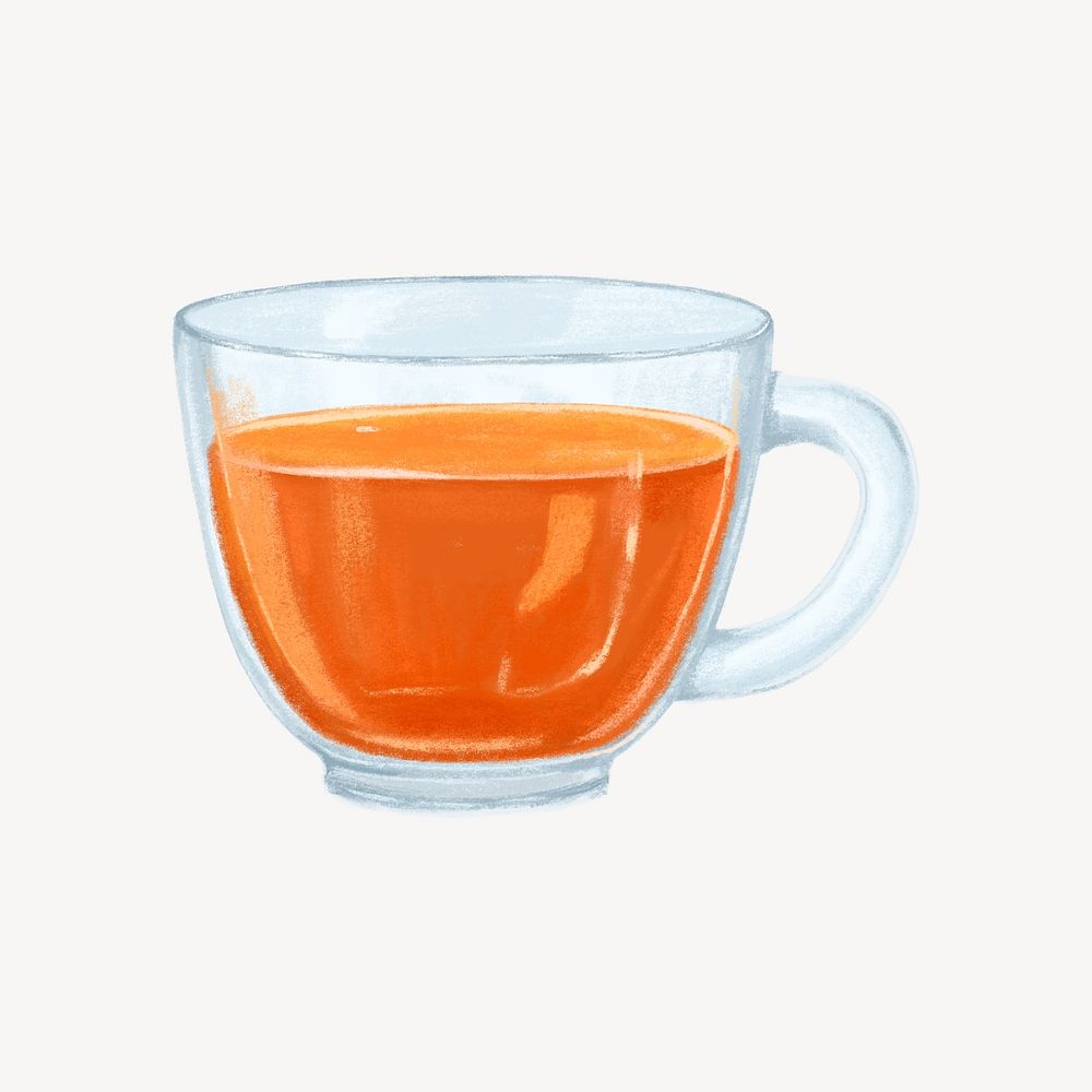 Hot tea, drinks & refreshment illustration