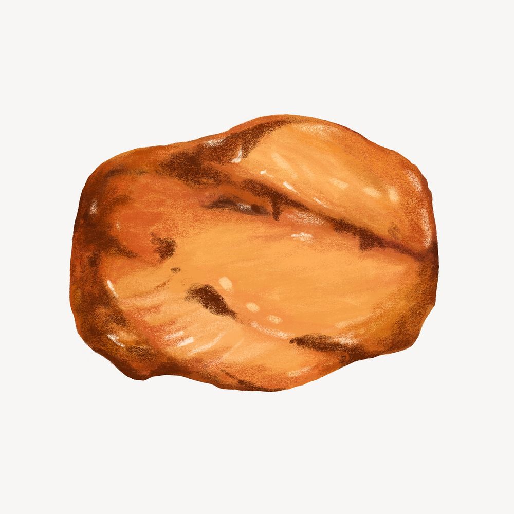 Grilled chicken, food illustration