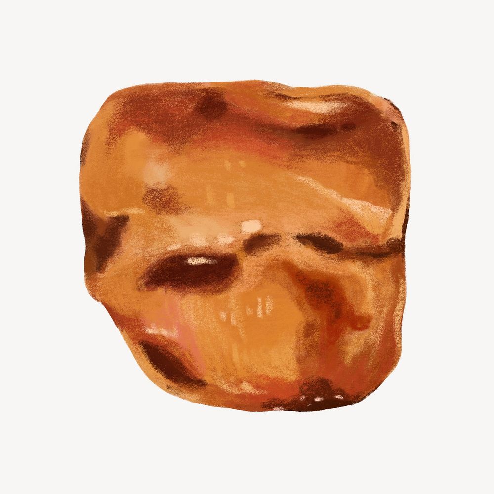 Grilled chicken, food illustration