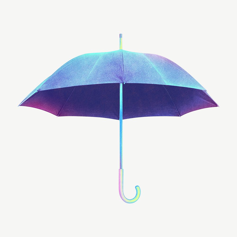 Umbrella collage element psd