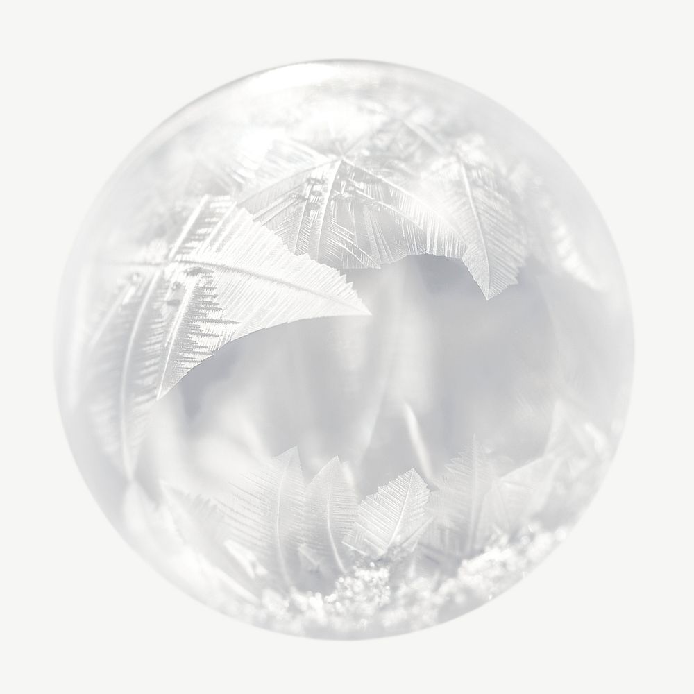 Frozen bubble isolated object psd