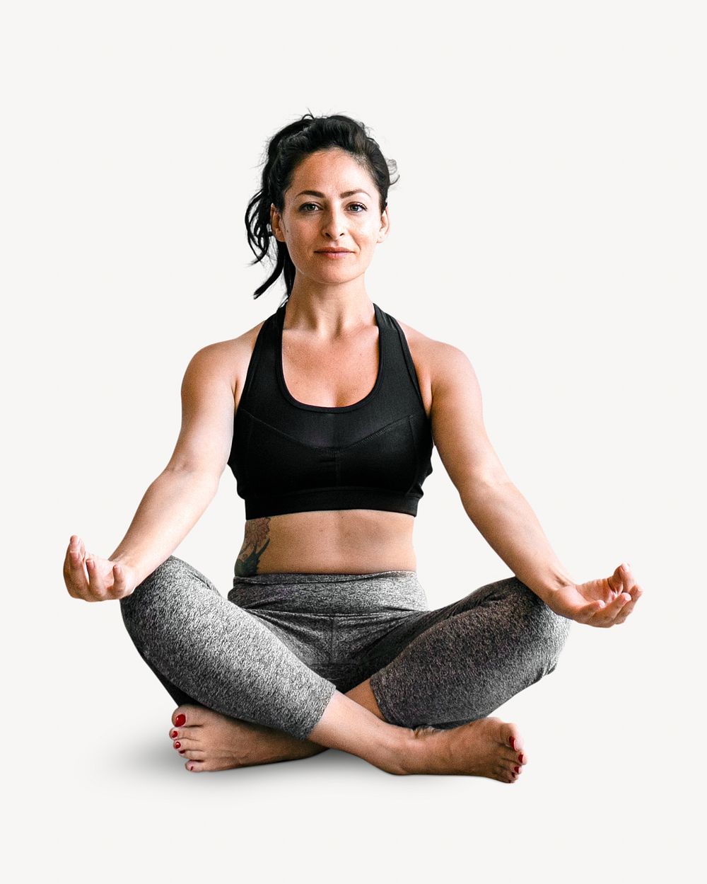 Yoga woman isolated image