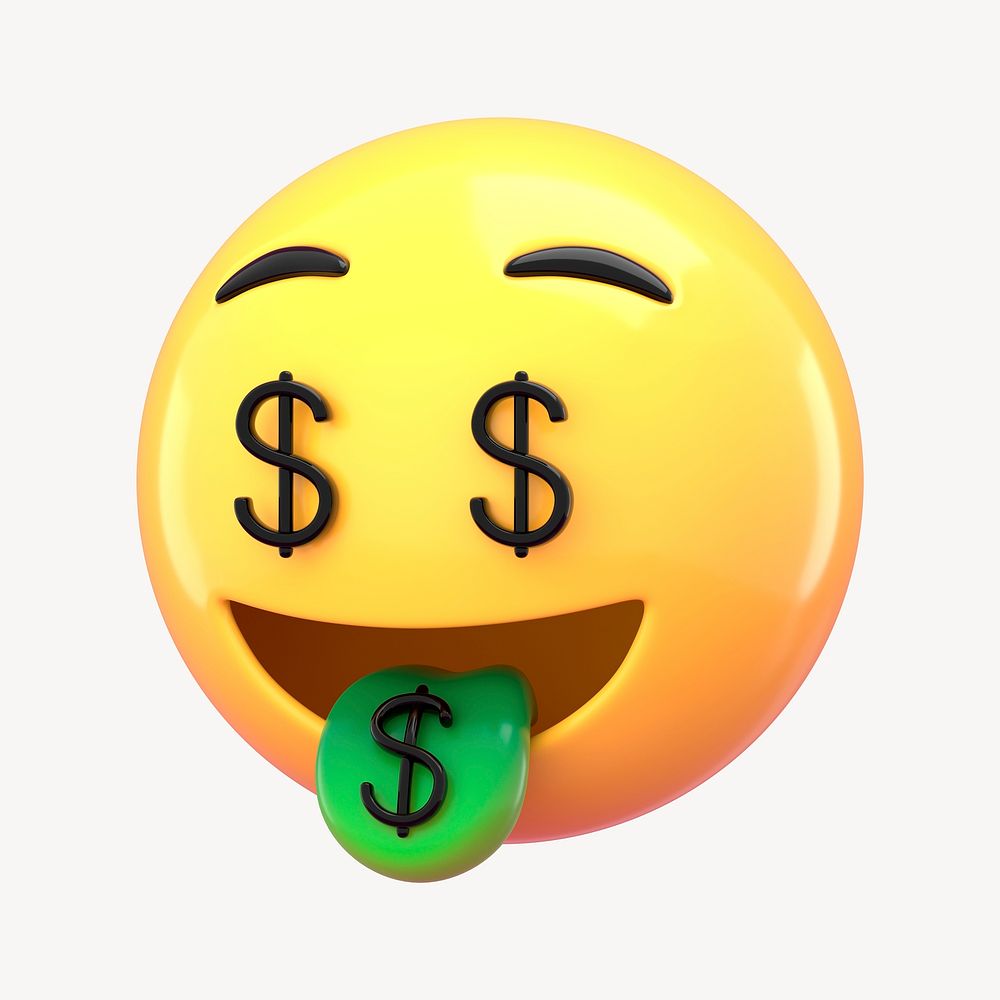 Money Eyes 3d Emoticon Psd Free Psd Rawpixel