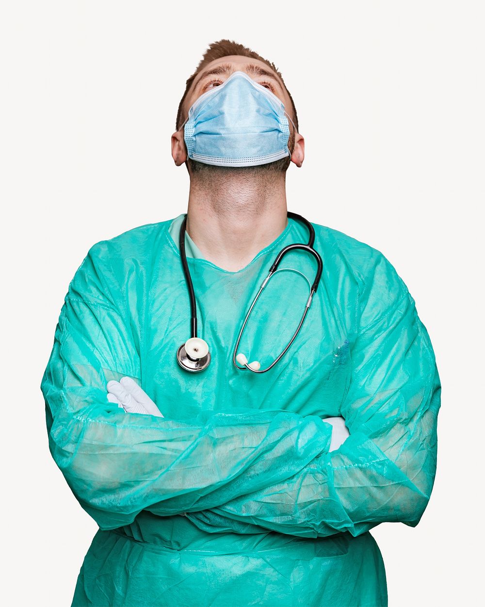 Medical hospital doctor isolated image