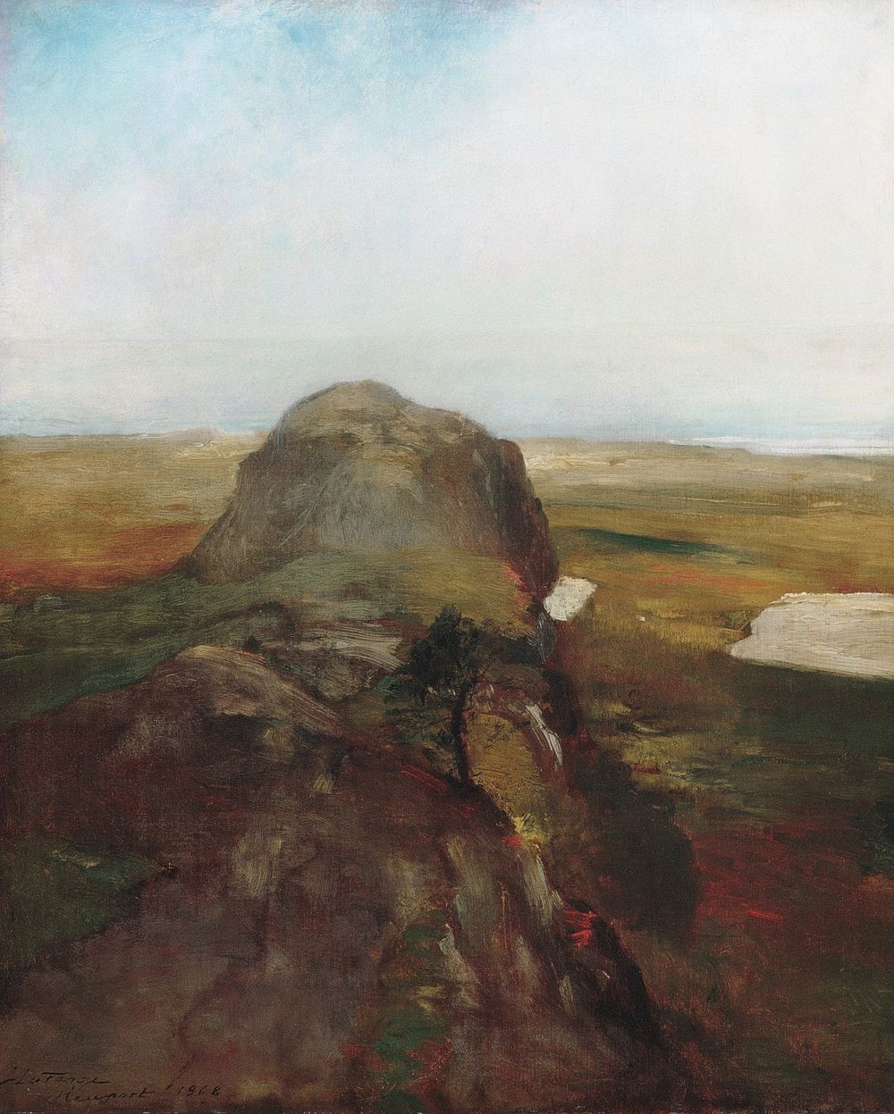 Autumn Study, View over Hanging Rock, Newport, R.I. by John La Farge