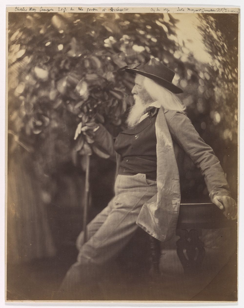 Charles Hay Cameron, Esq., in His Garden at Freshwater