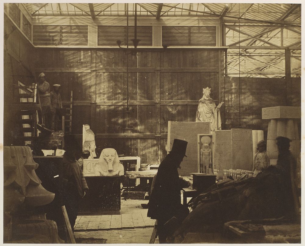 Storeroom with Artisans and Plaster Casts, Crystal Palace 