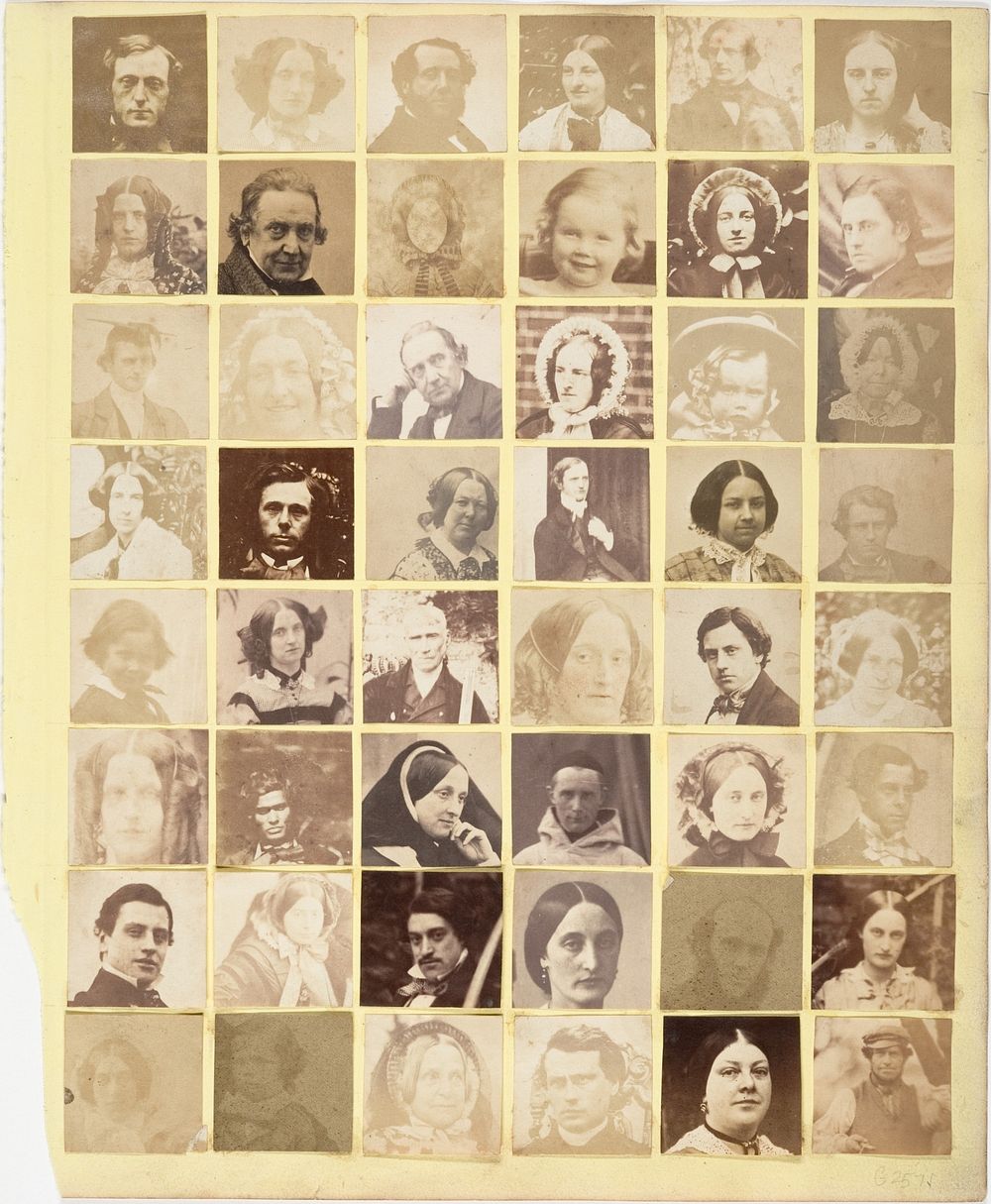 Album Page of Portraits