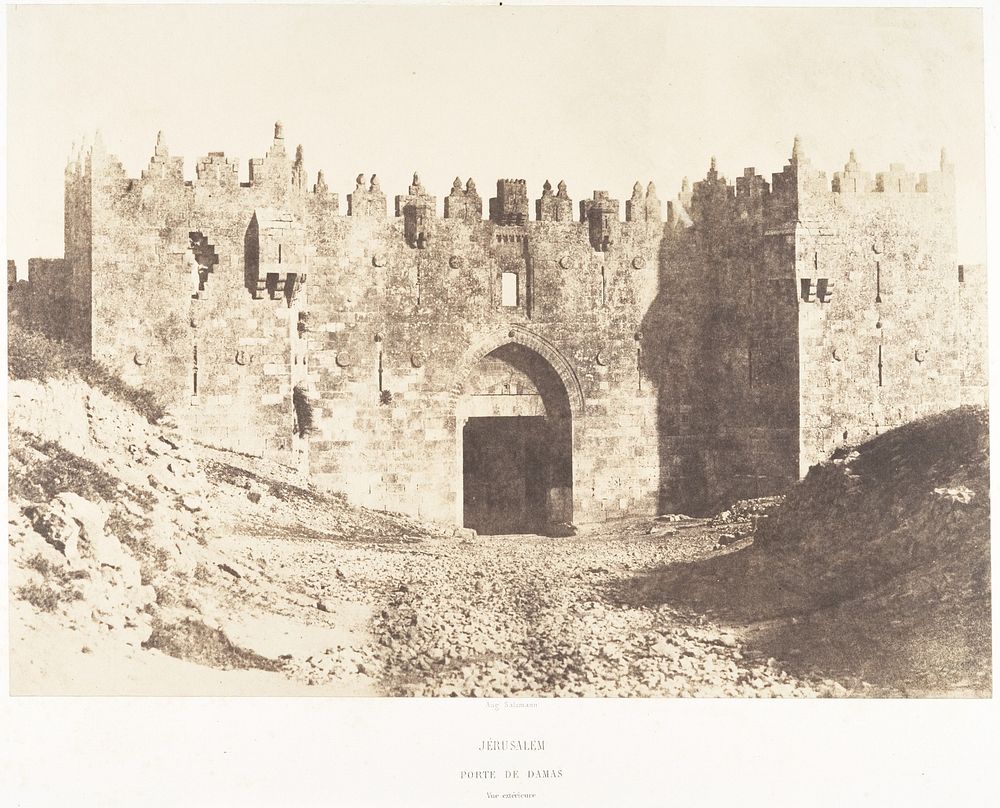 Jérusalem, Porte de Damas, Vue extérieure