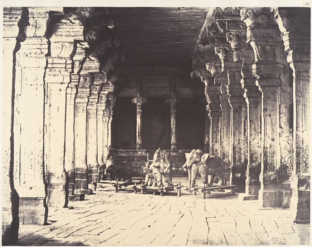 Outer Prakarum on the North Side of the Temple of the God Sundareshwara by Linnaeus Tripe