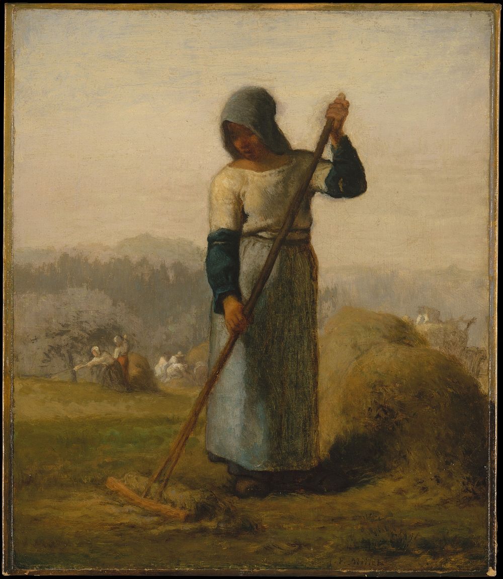 Woman with a Rake  by Jean-François Millet