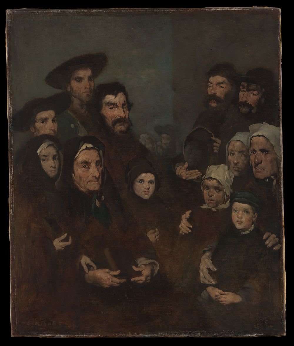 Breton Fishermen and Their Families by Th&eacute;odule-Augustin Ribot