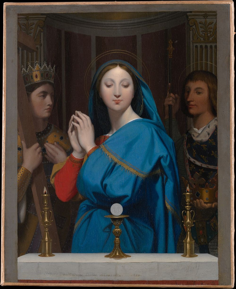 The Virgin Adoring the Host by Jean Auguste Dominique Ingres