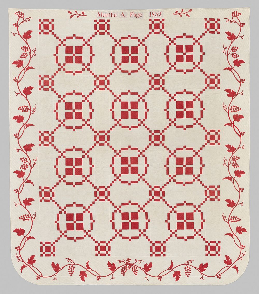 Burgoyne Surrenders or Burgoyne Surrounded Quilt by Martha A. Page
