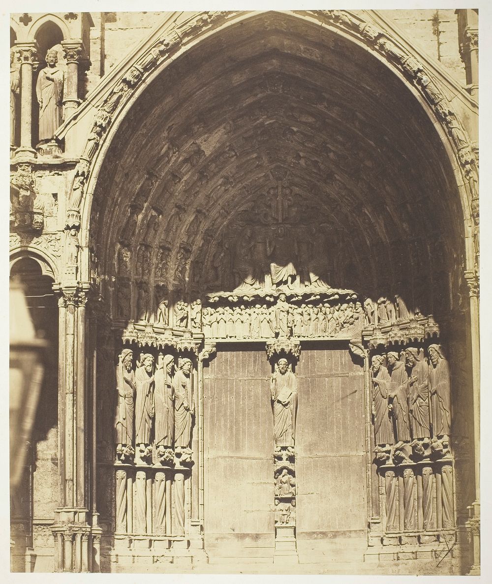 Chartres Cathedral, South Transept; Central Portal by Bisson Frères