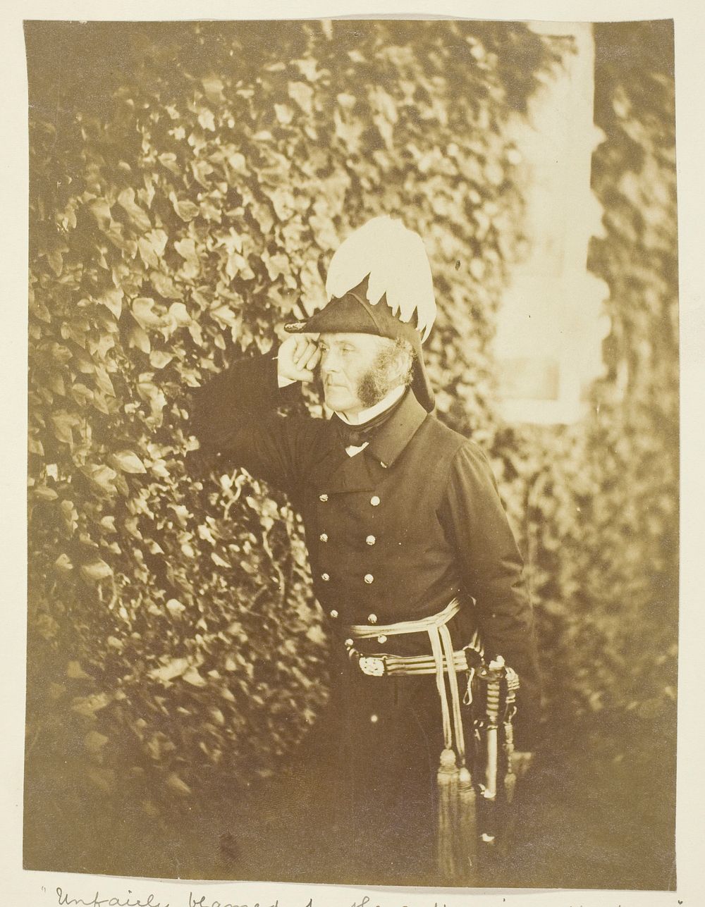 Jas. B.B. Estcourt (1802-1855) General, Taken at the Crimea Shortly Before his Death 1802-1855 by Roger Fenton