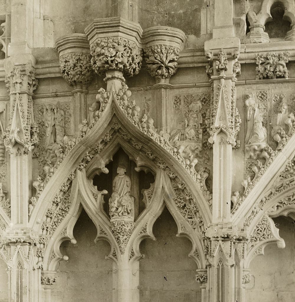 Ely Cathedral: Lady Chapel, details by Frederick H. Evans