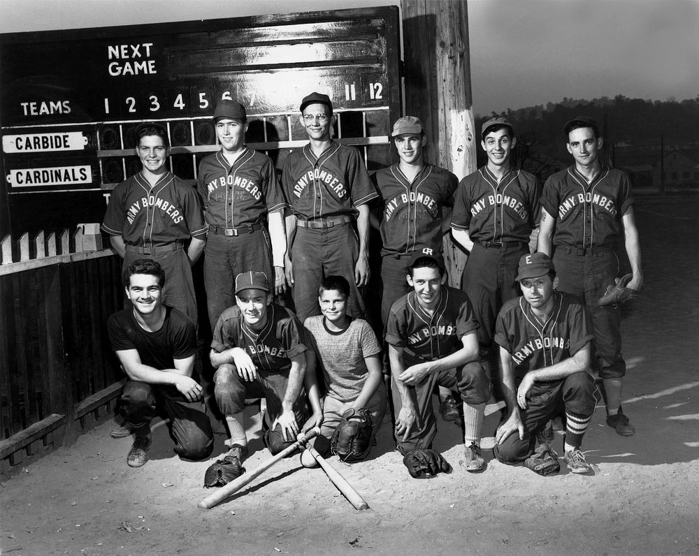 Army Baseball Team 1946 Oak Ridge