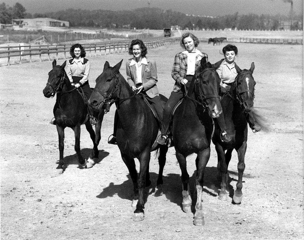 Saddle Club 1944 Oak Ridge Free Photo rawpixel