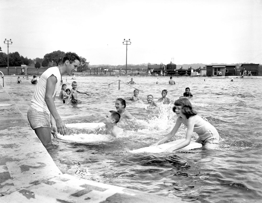 Swimming Instruction Red Cross Oak Ridge 1947