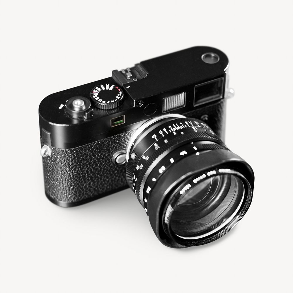Camera, isolated object on white