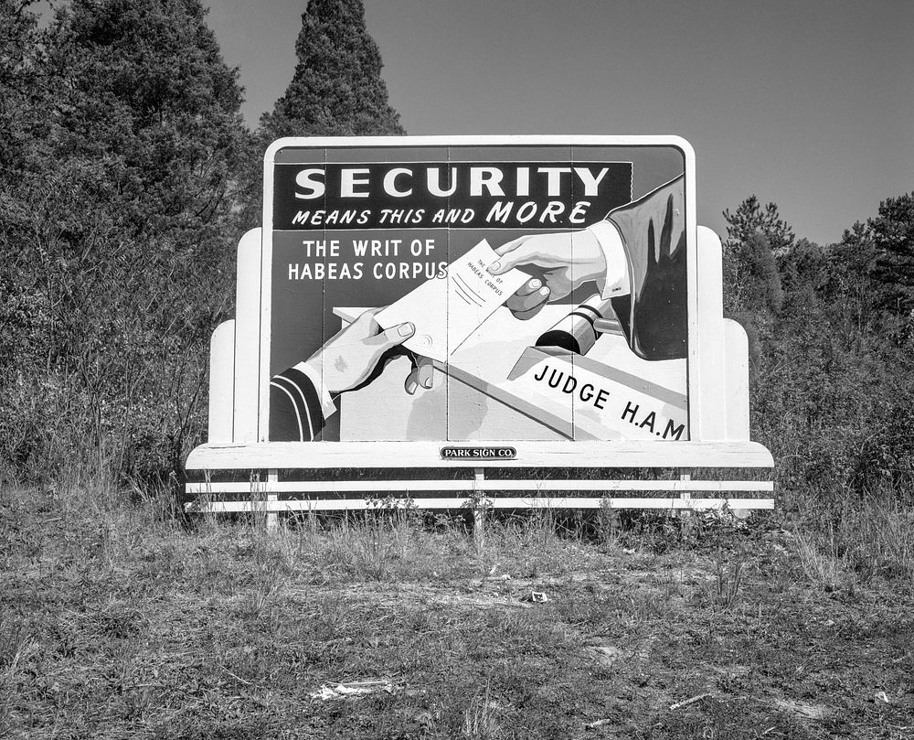 Security Bill Board Sign Oak Ridge 1952