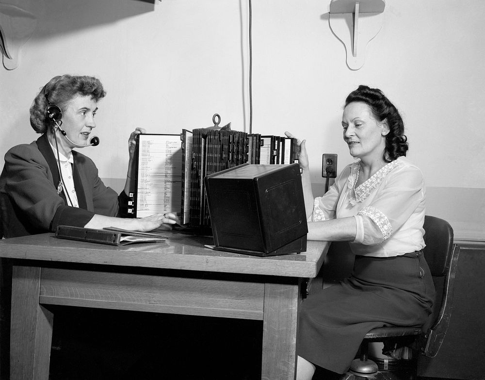 Telephone Operators with 10 years service 1953 Oak Ridge