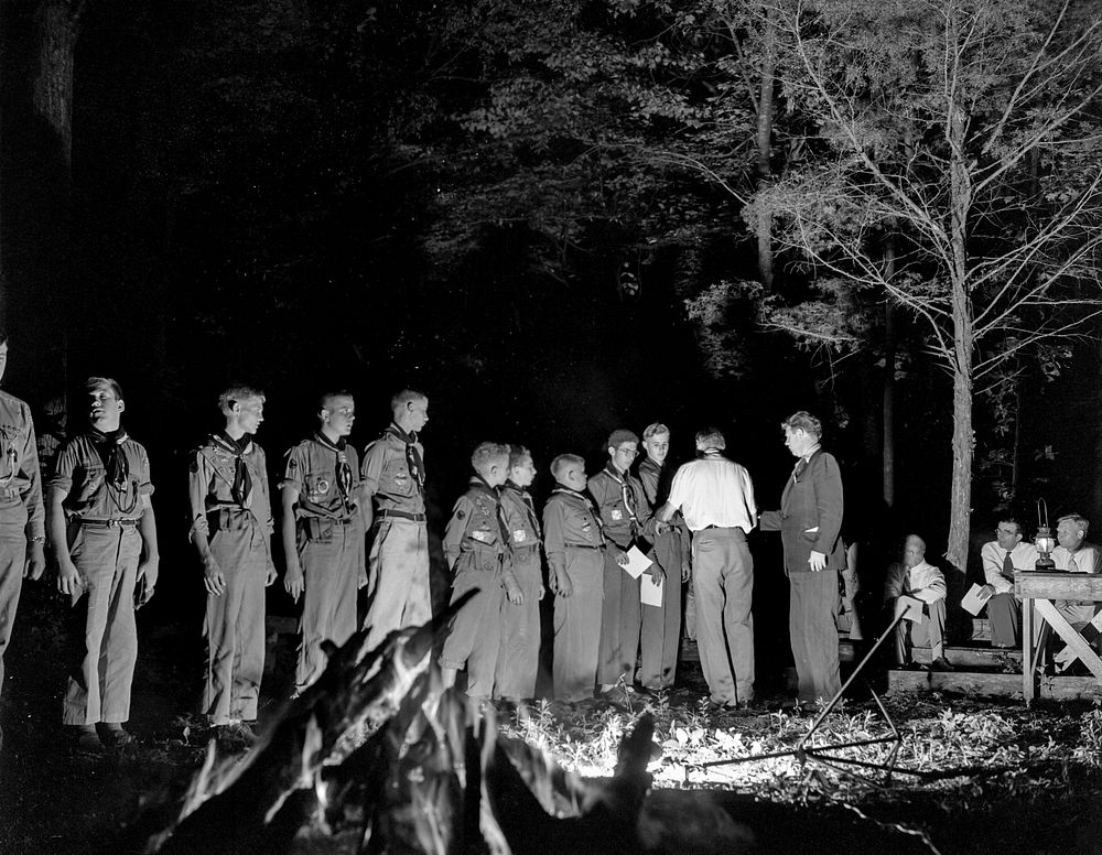 Boy Scout's Court of Honor Oak Ridge 1947