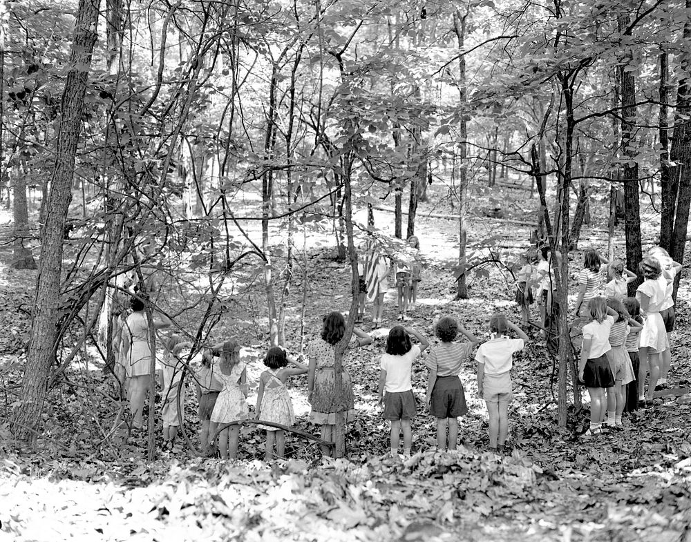 Girl Scout Day Camp 1947 Oak Ridge