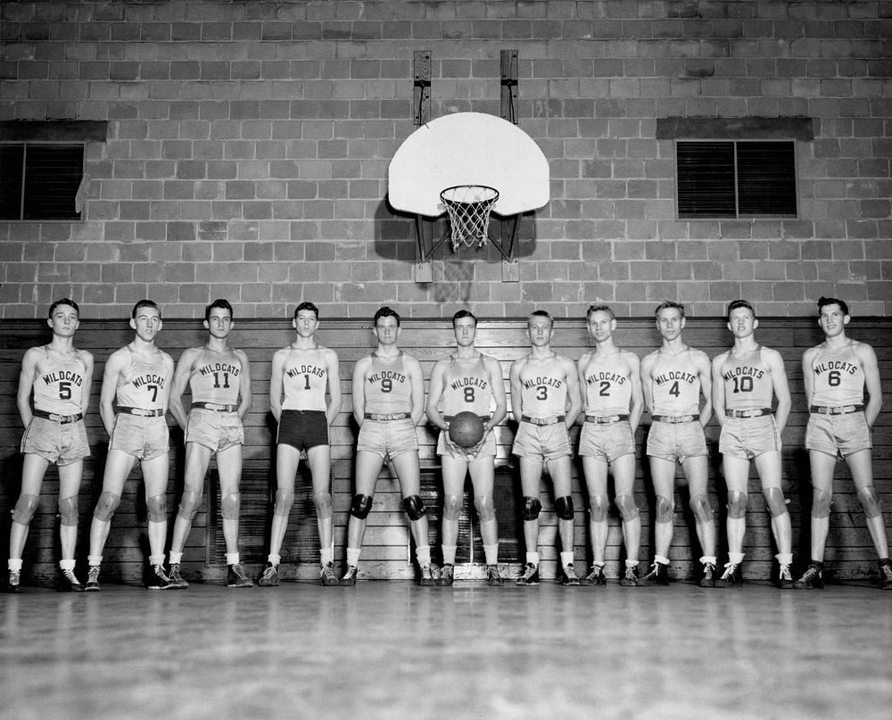 Oak Ridge HS Basketball Team 1940s