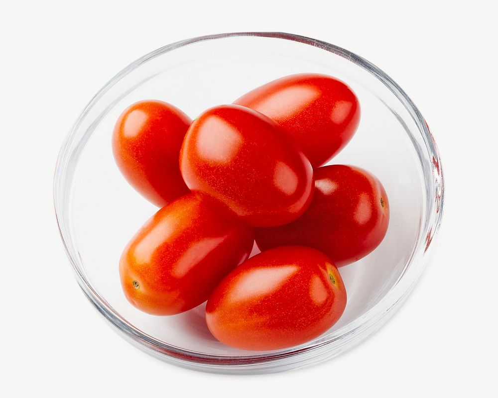 Cherry tomatoes healthy food psd