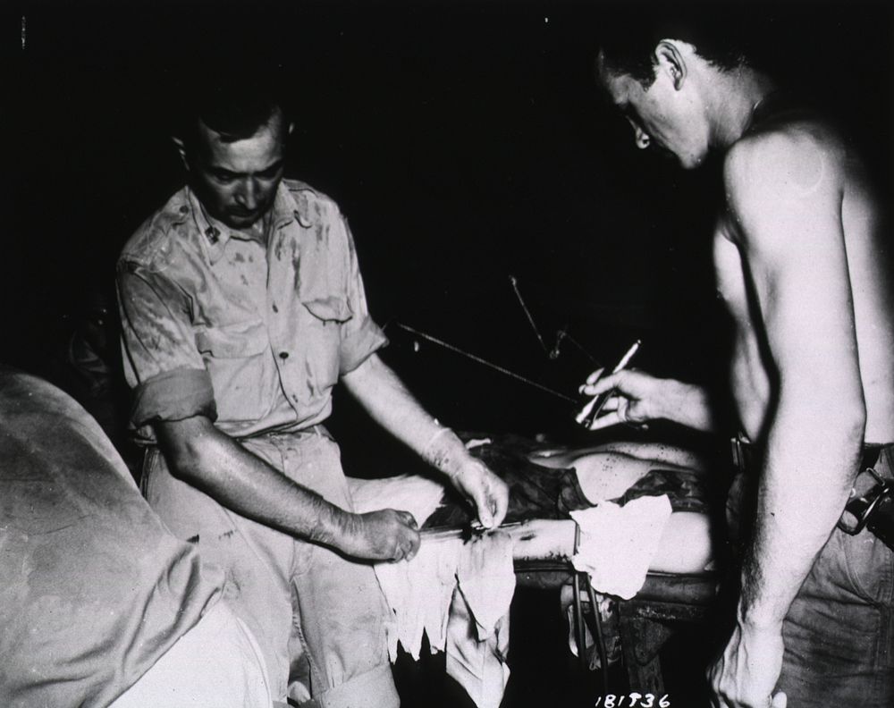 Injection of Blood Prior to a Leg Amputation