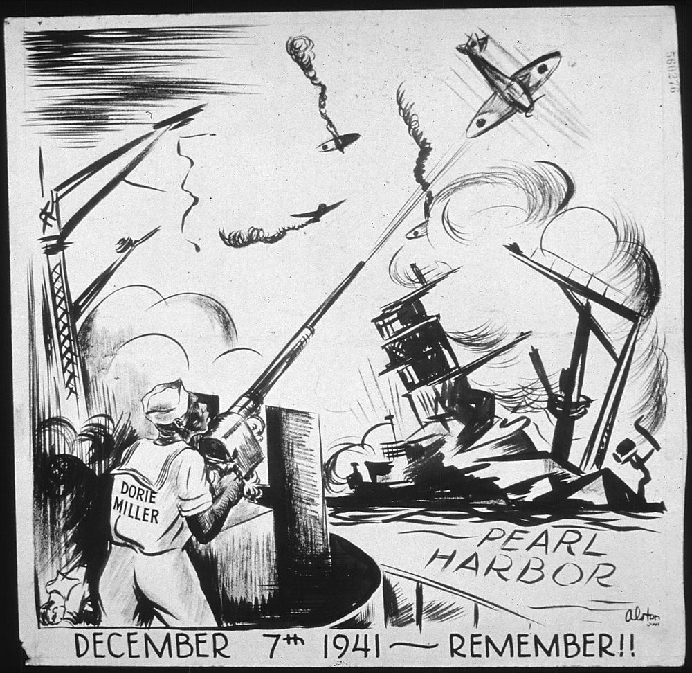 "DECEMBER 7th - REMEMBER!!", 1943. Original public domain image from Flickr