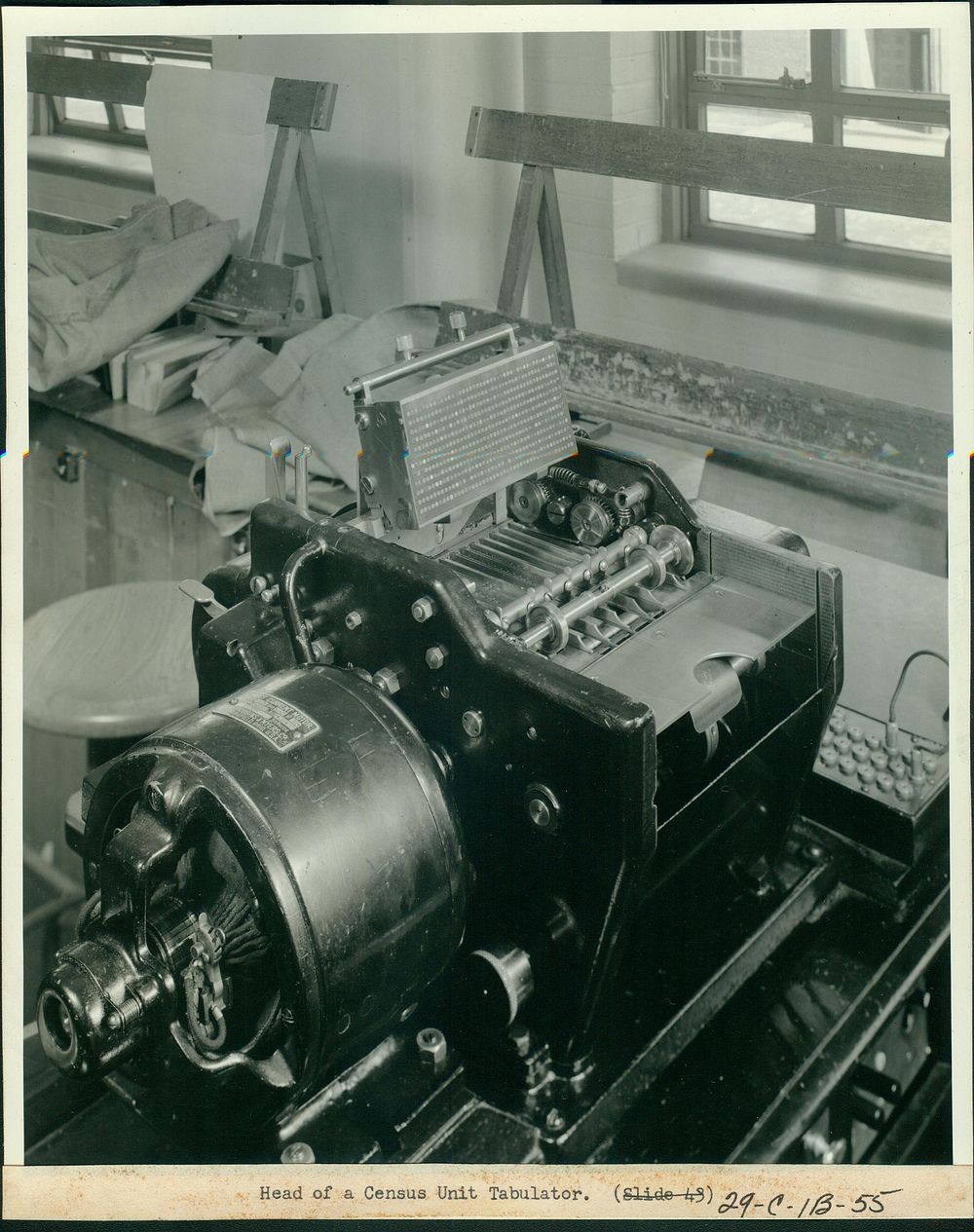 Head of a Census Unit Tabulator, 1940 - 1941. Original public domain image from Flickr