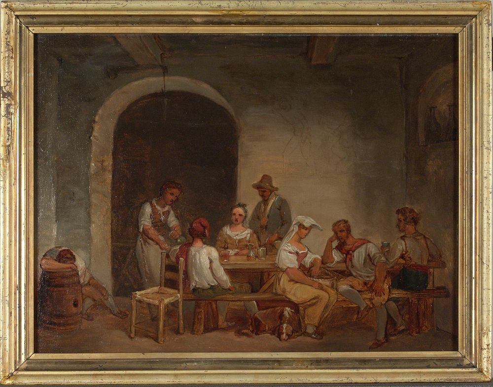 Roomalainen osteria, kopio alexander laureuksen mukaan, 1824 - 1904