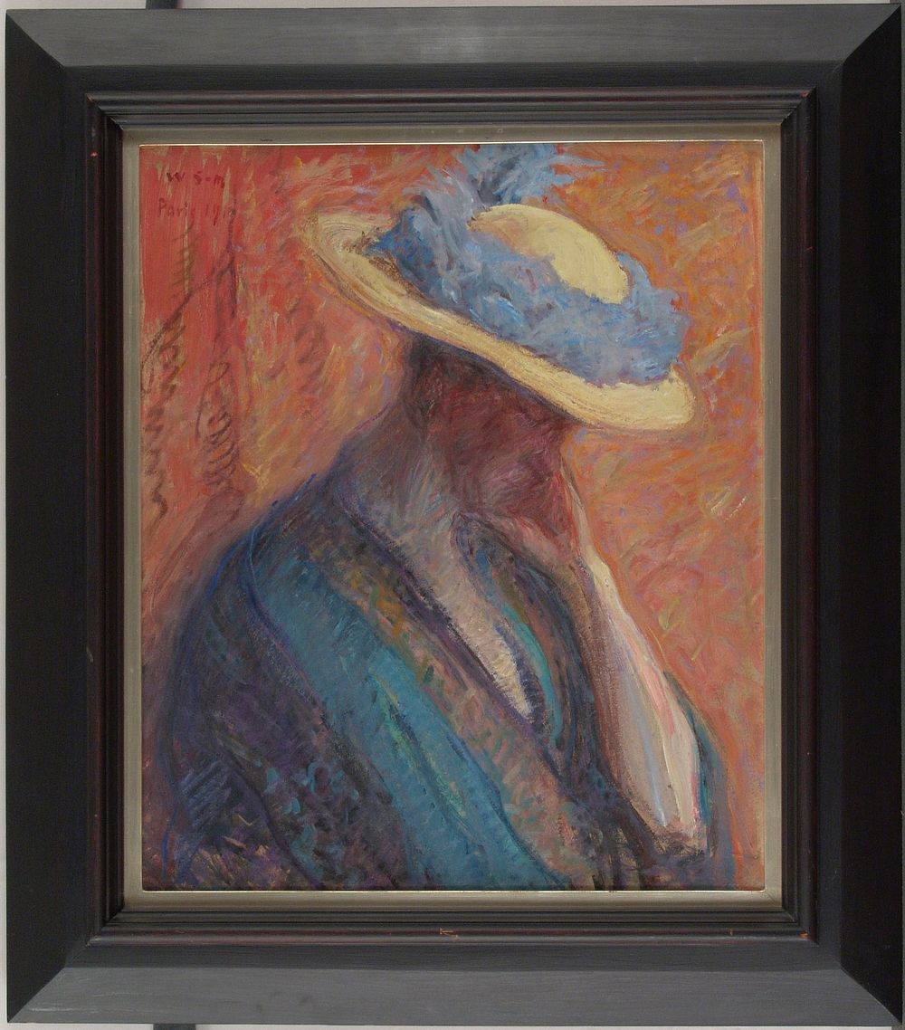 Woman in a hat, 1913