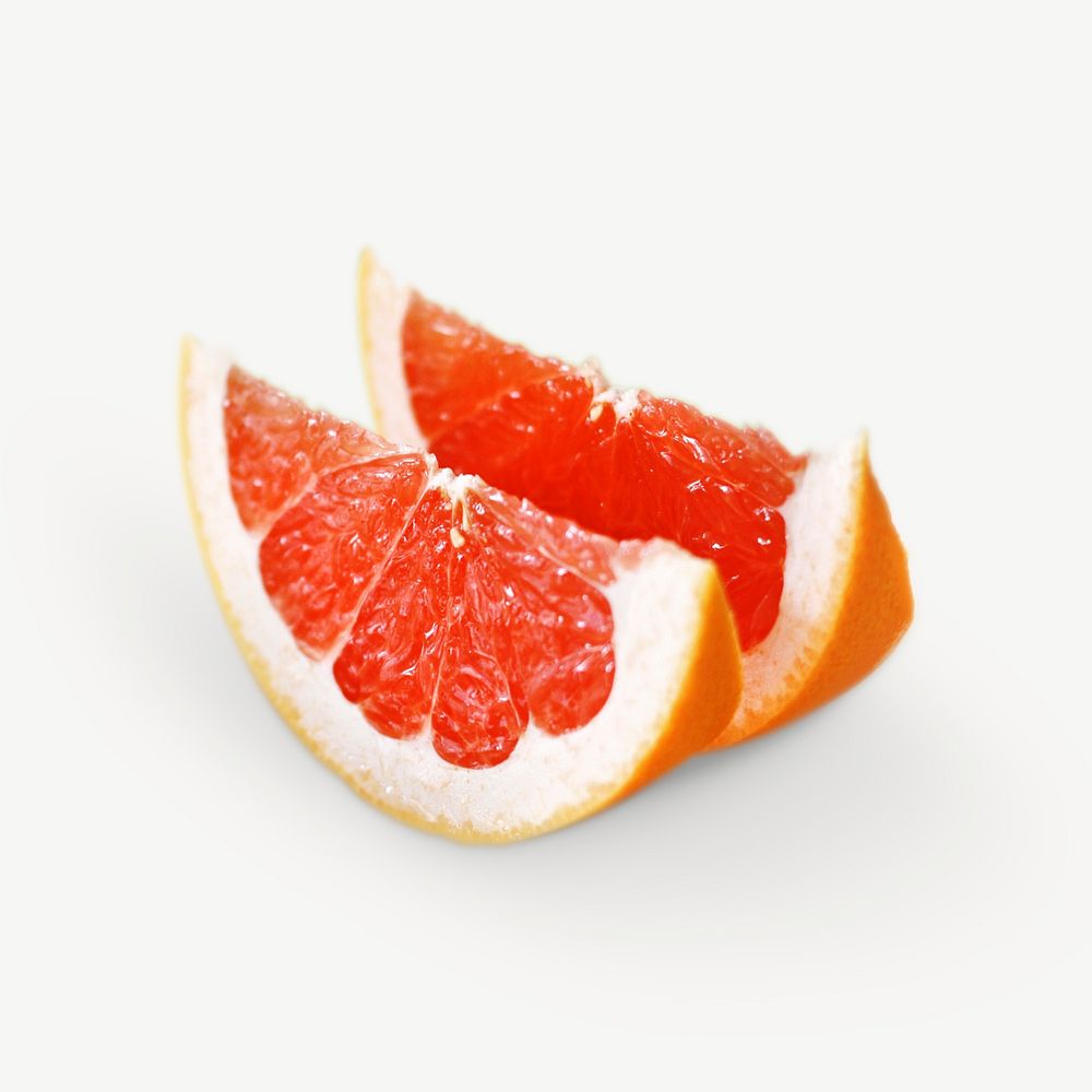 Blood orange fruit slices graphic psd