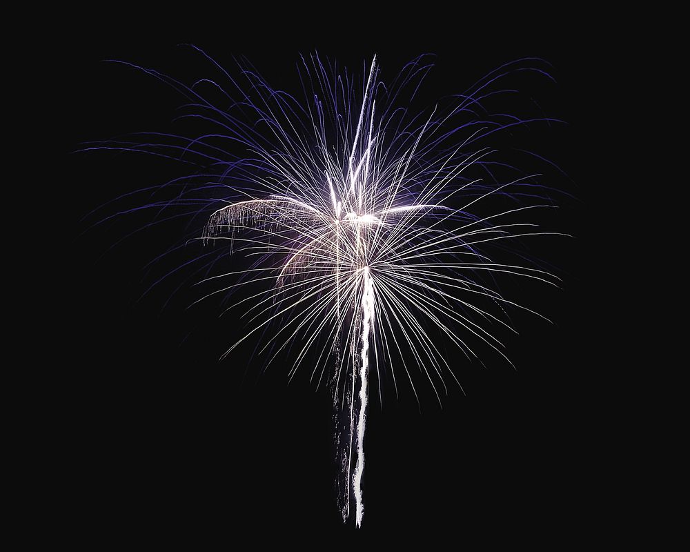 Fireworks isolated