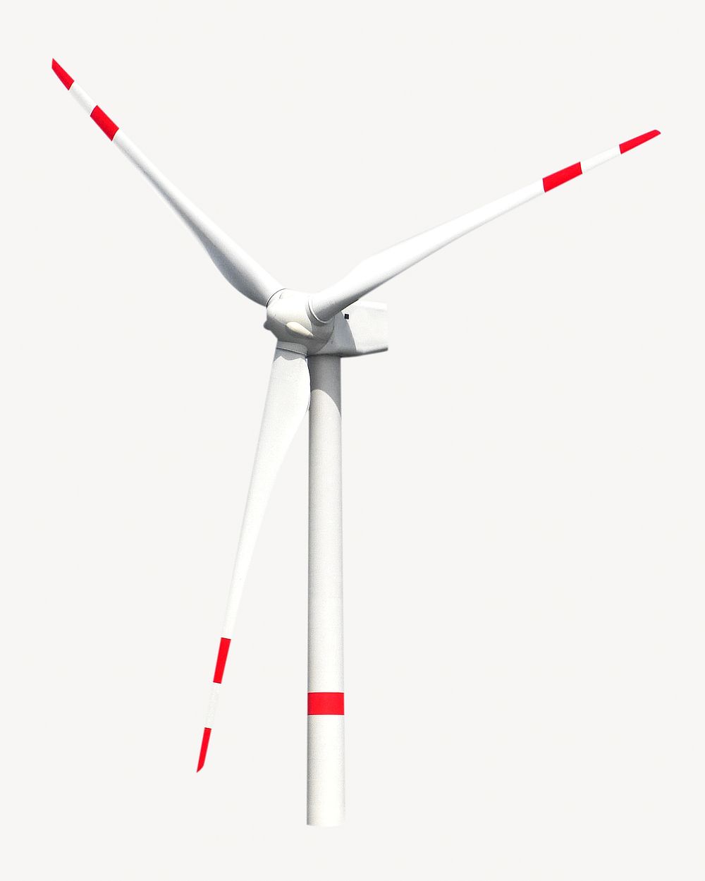 Wind turbine, isolated object