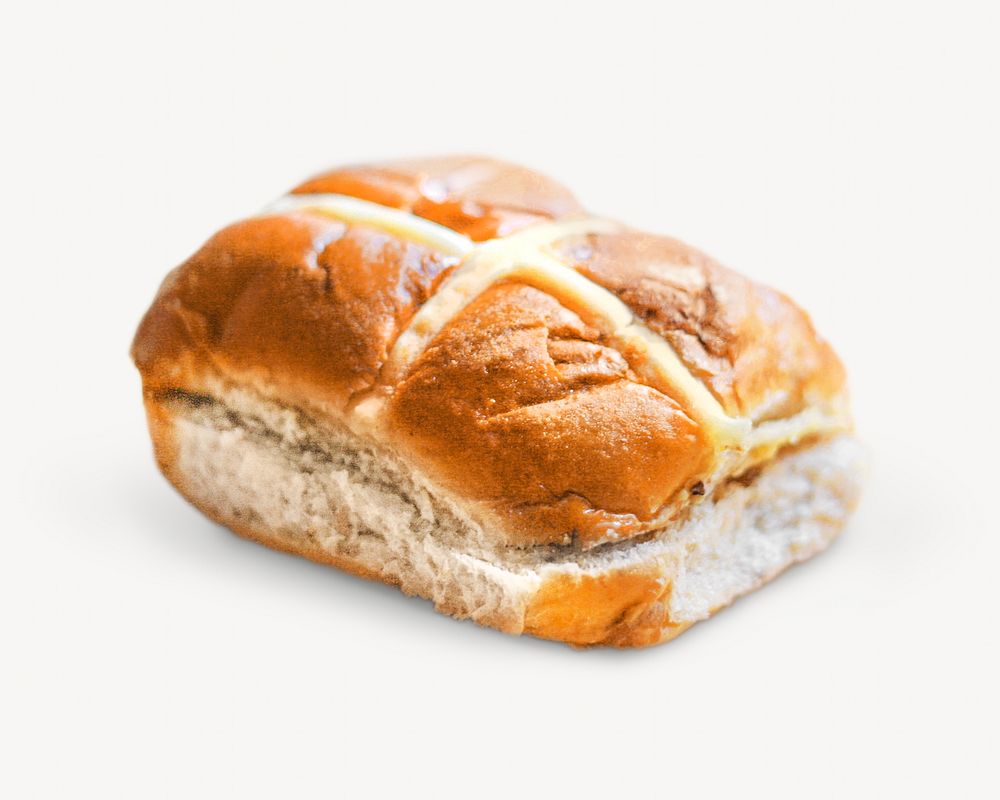 Simple bread image on white