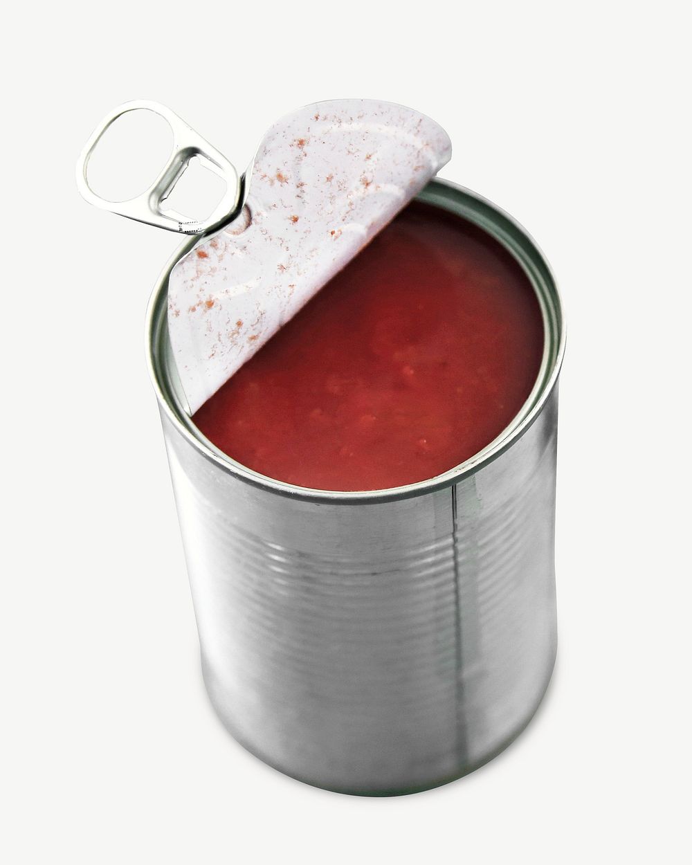 Canned tomato healthy food psd