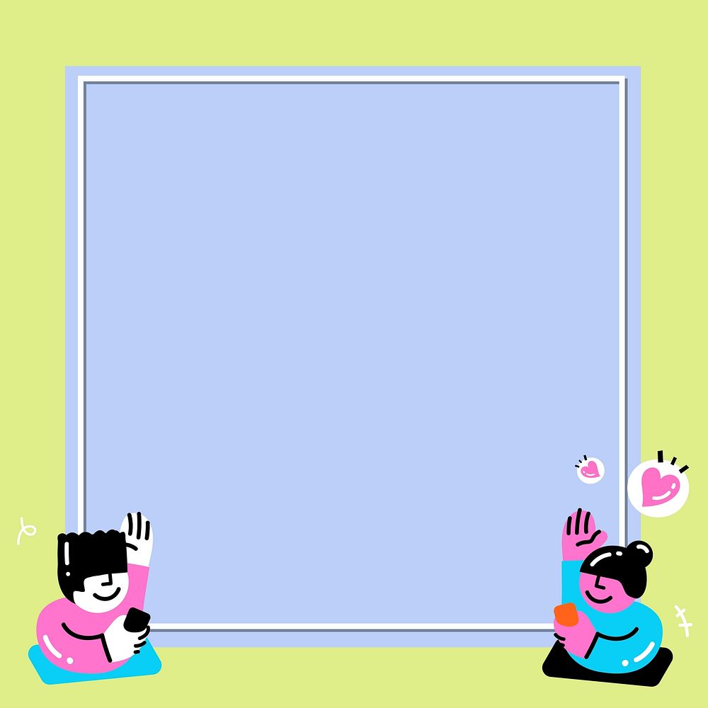 Online dating frame background